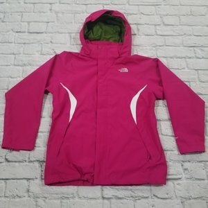 North Face Girls Raincoat Windbreaker Pink XL 18